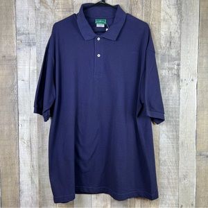 OuterBanks XL Navy Blue Short Sleeve Polo (Has Flaws)